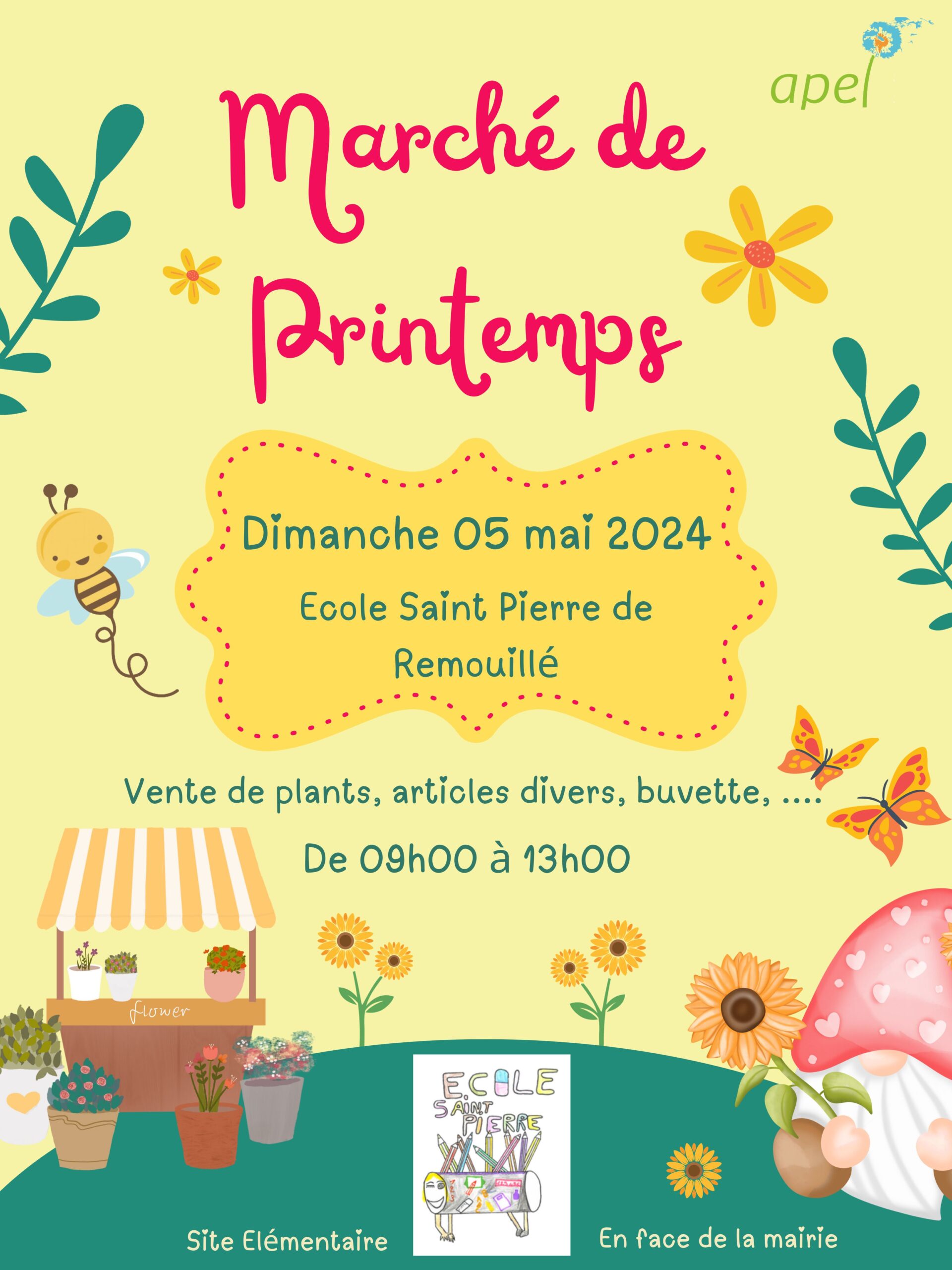 Marché de Printemps à l'école Saint Pierre