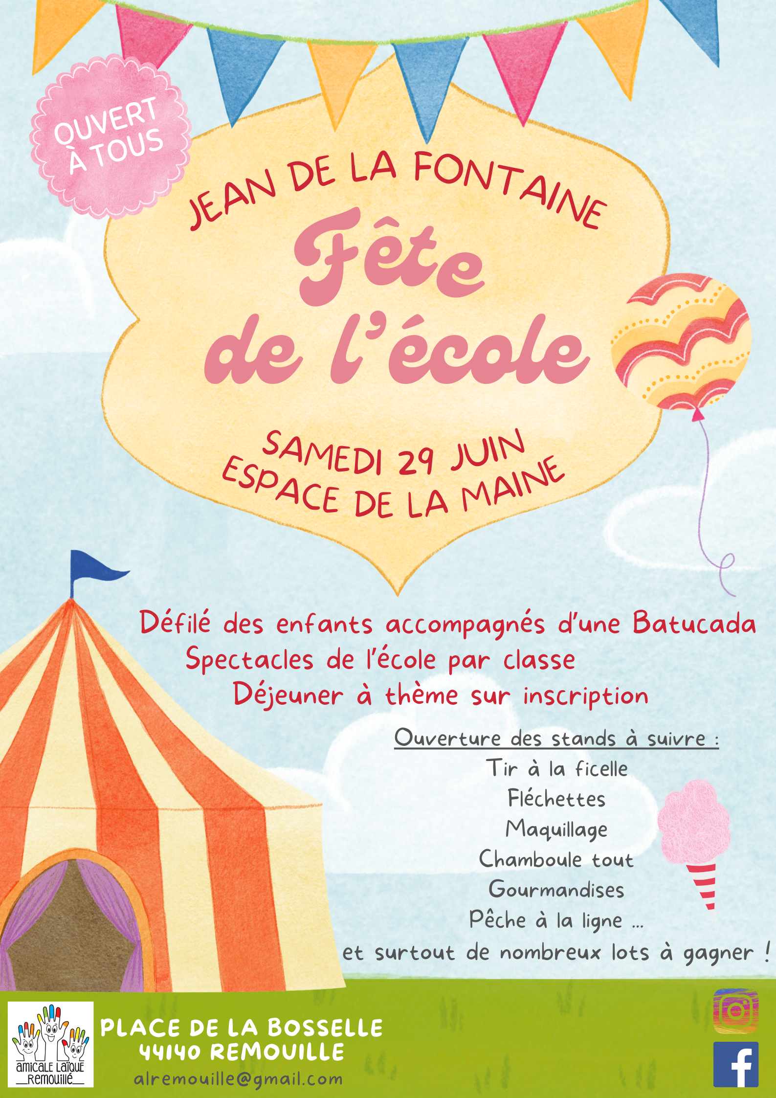 Fête de l’école Jean de la Fontaine