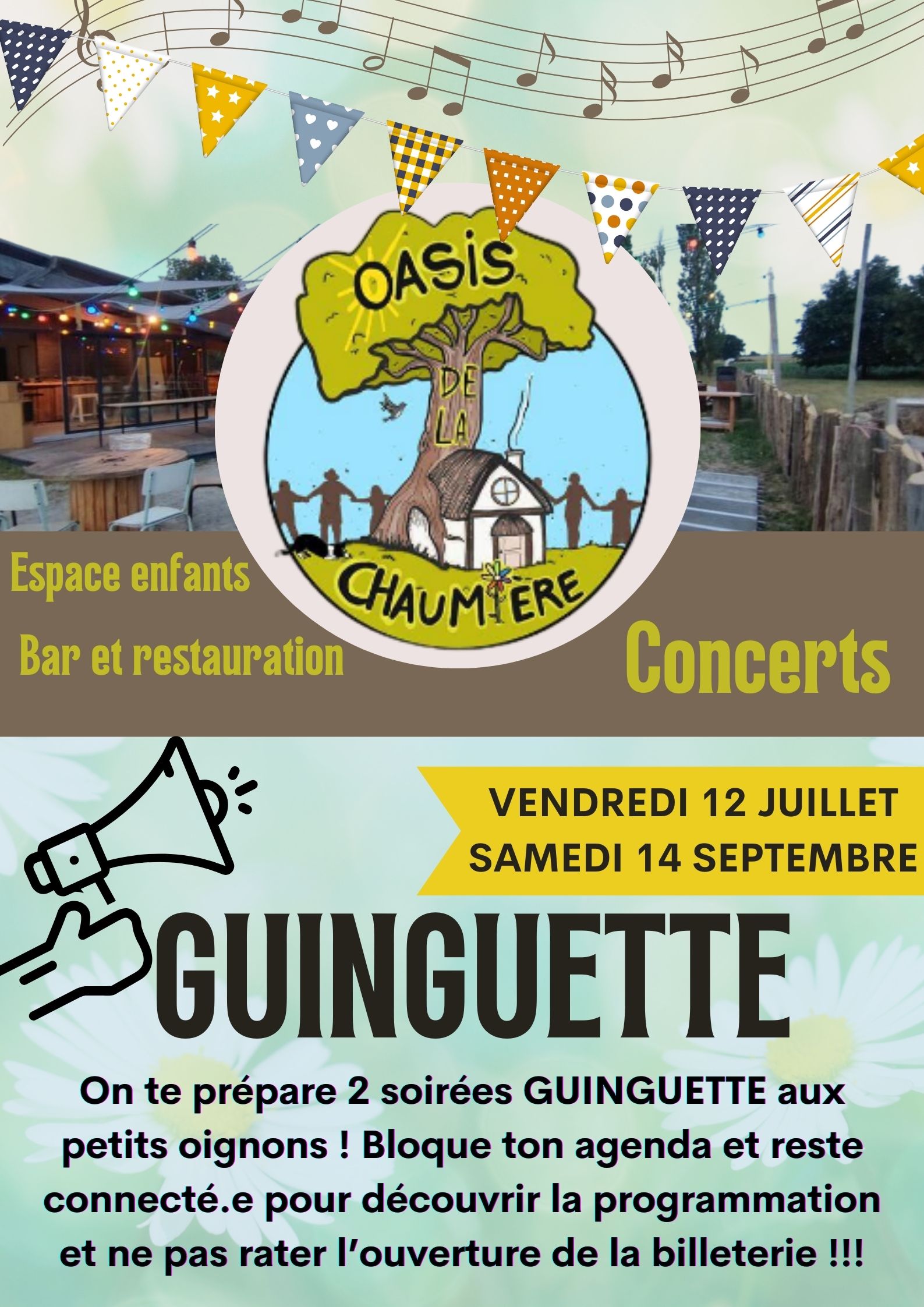 Soirée guinguette à l'Oasis de la Chaumière