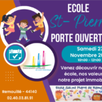 PORTE OUVERTE ÉCOLE ST PIERRE