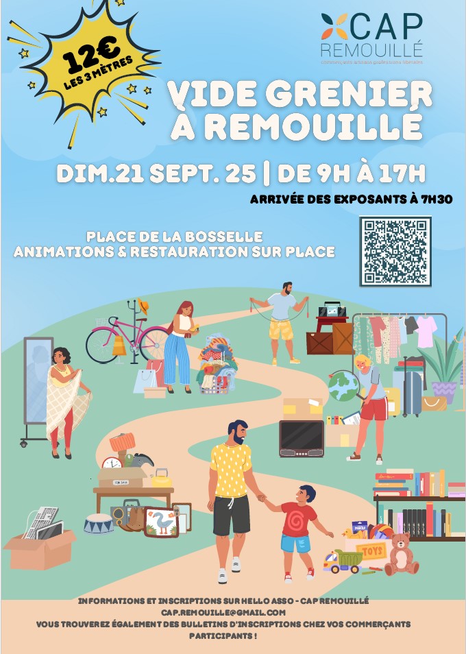 CAP - VIDE GRENIER - PLACE DE LA BOSSELLE