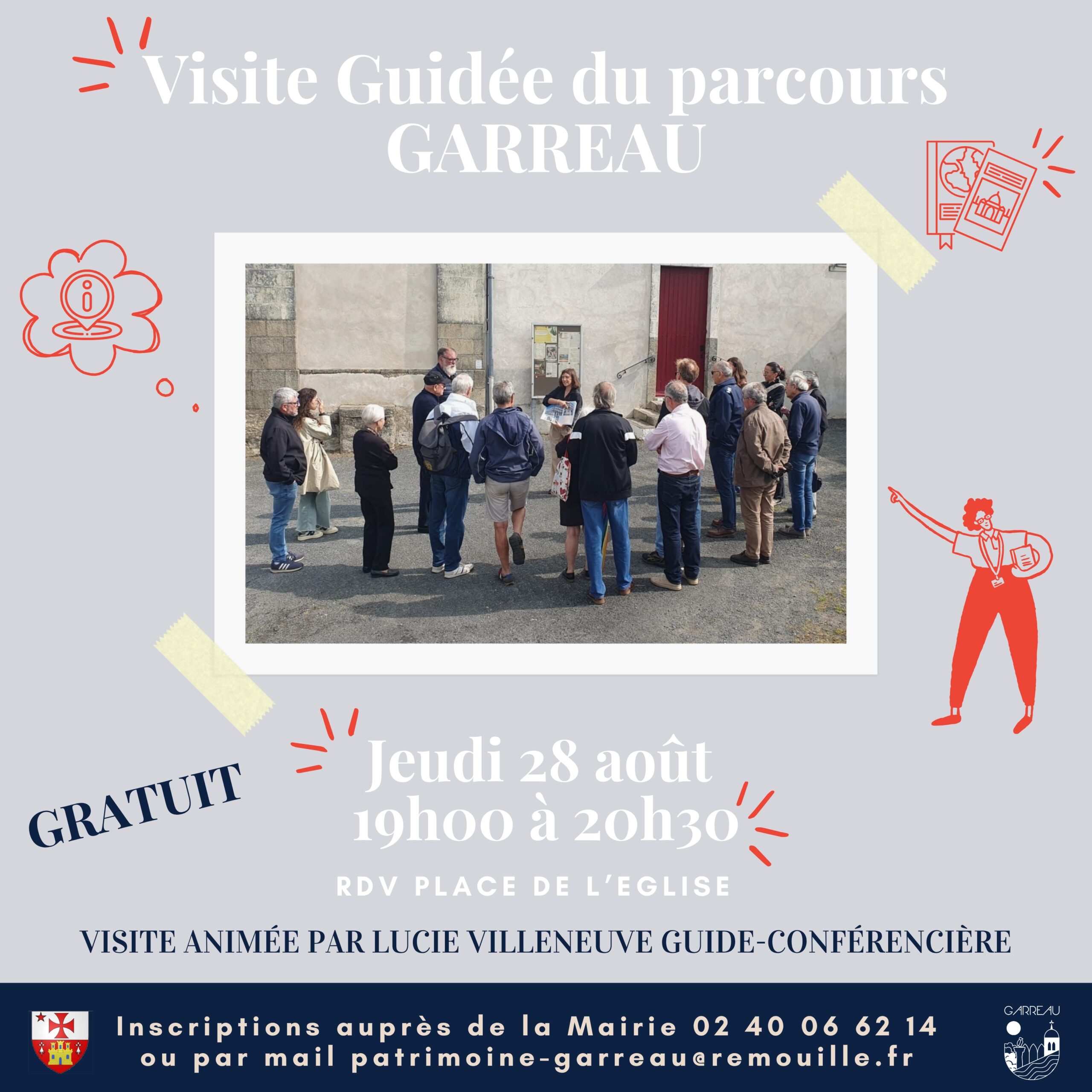 Visite Parcours Garreau Jeudi 28 août  [19h]