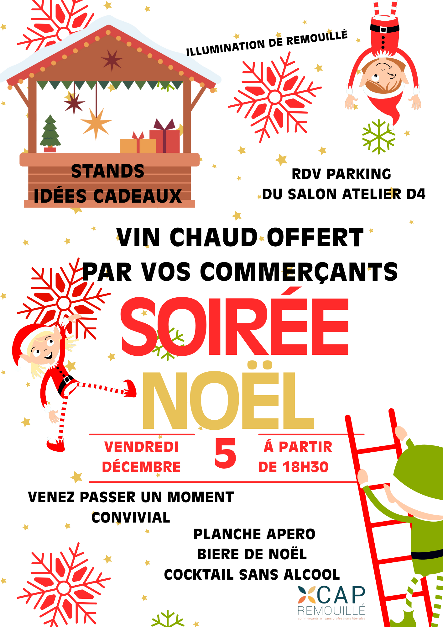 Soirée de Noël organisée par le CAP