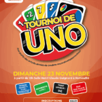 NEUROCAP - TOURNOIS DE UNO - Dimanche 23 Novembre - 13h