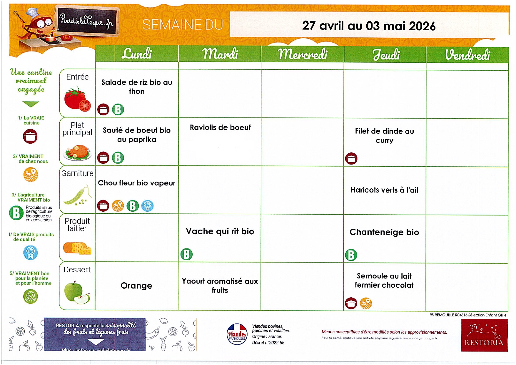 Menu sem 18