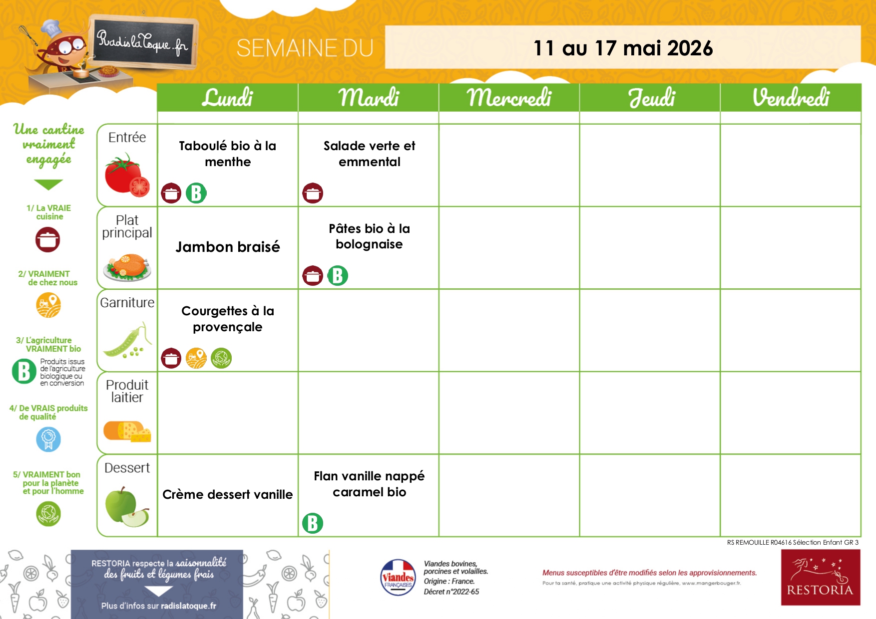 Menu sem 20
