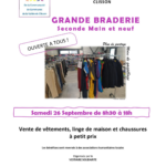 Braderie d'automne - Vestiaire Solidarité